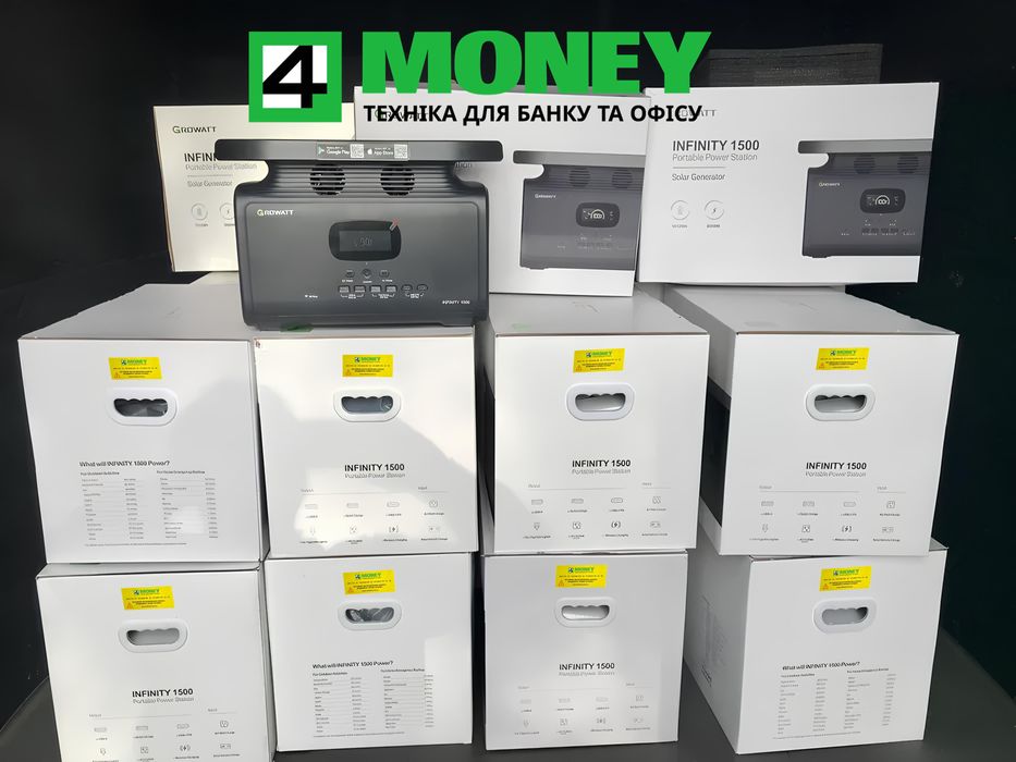 Cтанция портативная Growatt INFINITY 1500W PROFESSIONAL PRO MAX 2000W