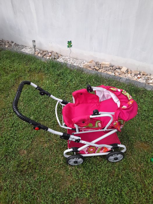 Wózek z budą dla lalek