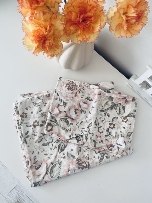 Komplet pościeli Newbie w kwiaty bawełna nowe