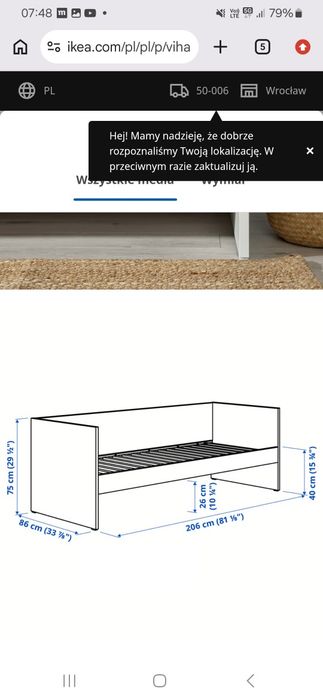 Łóżko       ikea