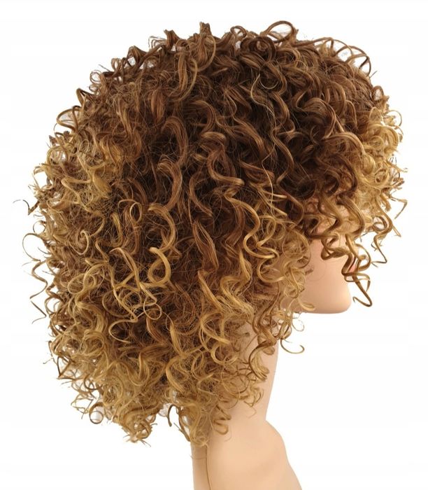 WYSOKIEJ JAKOŚCI PERUKA afro loki OKAZJA GRATIS włosy jak naturalne