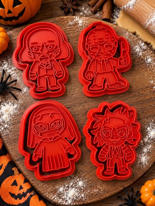Foremki do ciastek Halloween  4 szt.