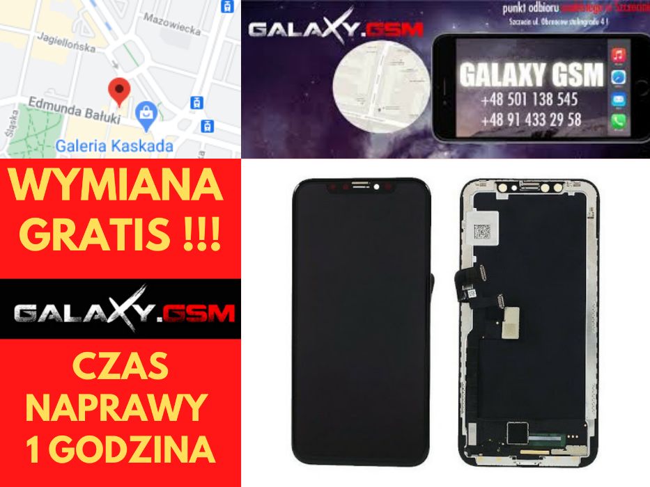 Apple iPhone XS Wyświetlacz OLED  Wymiana GRATIS
