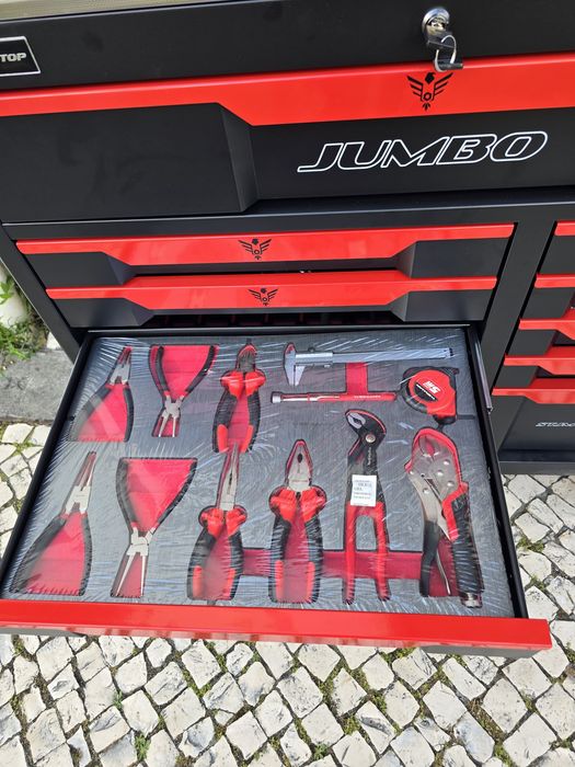 carrinho de ferramenta XXXL JUMBO PRO 11 gavetas completas novo