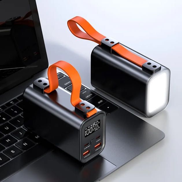 УМБ Powerbank ATRIA WPD-101 60000mAh 100W USB-C Black