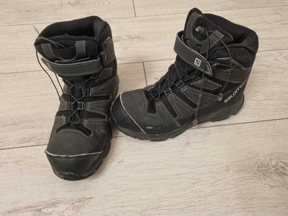 Buty Zimowe Trekkingowe Salomon Synapse 36 Czarne Wysokie