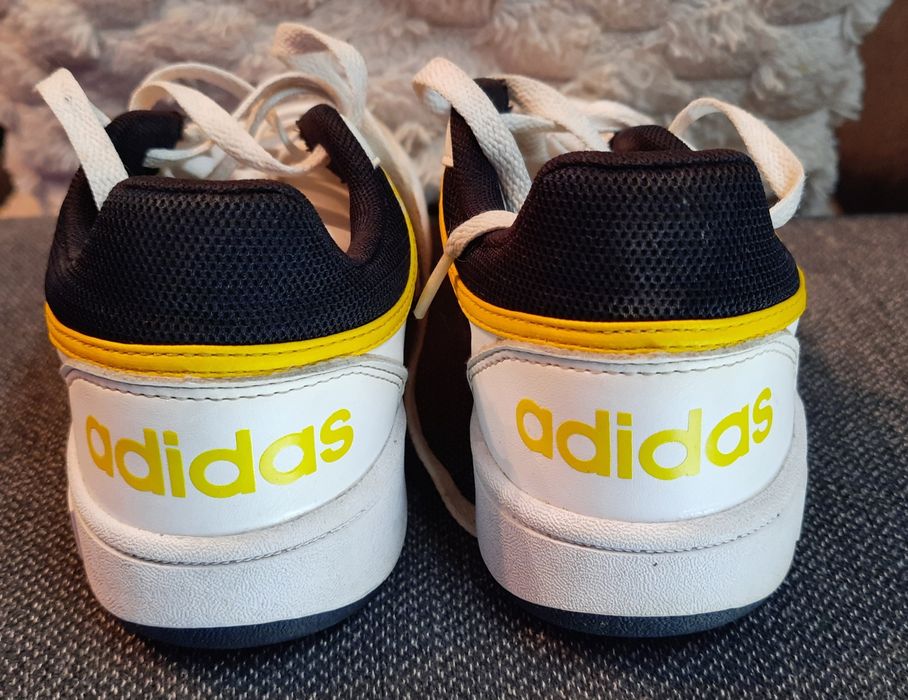 Buty adidas 38 czarno-żółte