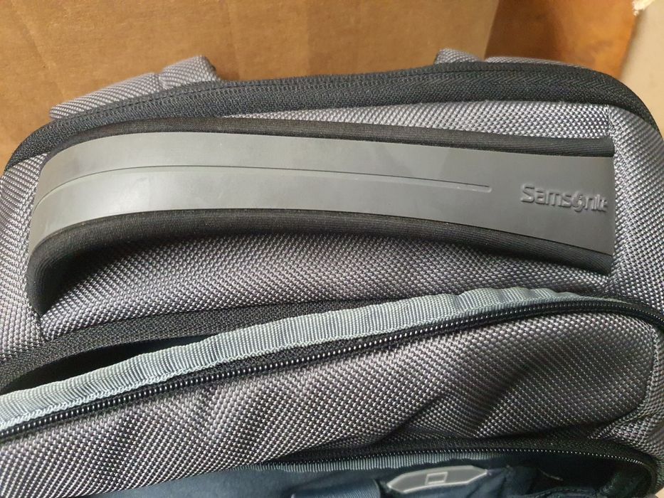 Plecak Samsonite szaro srebrny