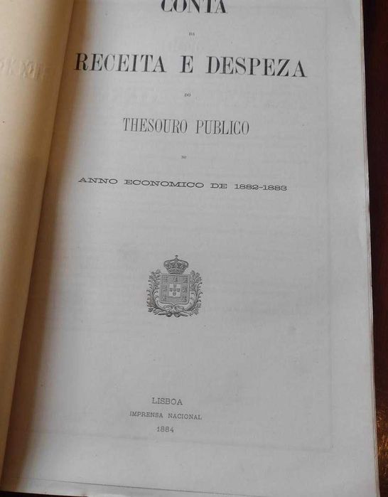 Thesouro Público Conta da Receita e Despesa 1884