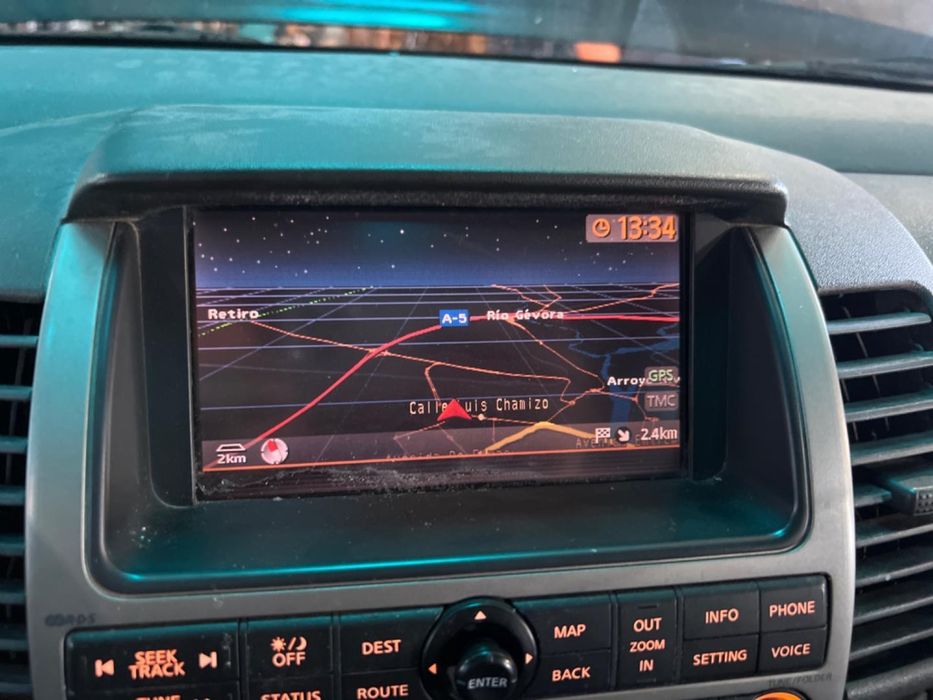 Sistema Navegação Gps Nissan Navara Pickup D40M