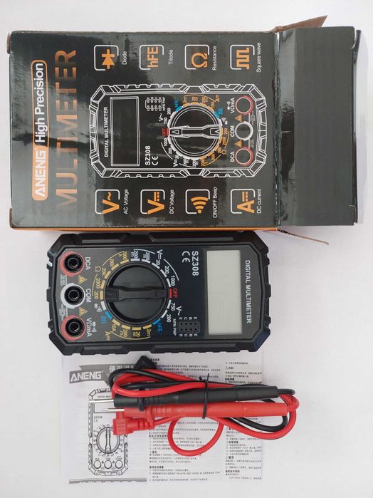 Miernik wielkości elektrycznych - multimeter SZ308
