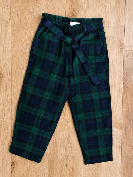 Spodnie w kratę H&M rozmiar 104