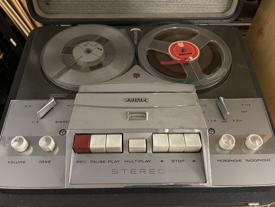 Gravador de Bobina Philips EL 3534A Vintage – Excelente Estado