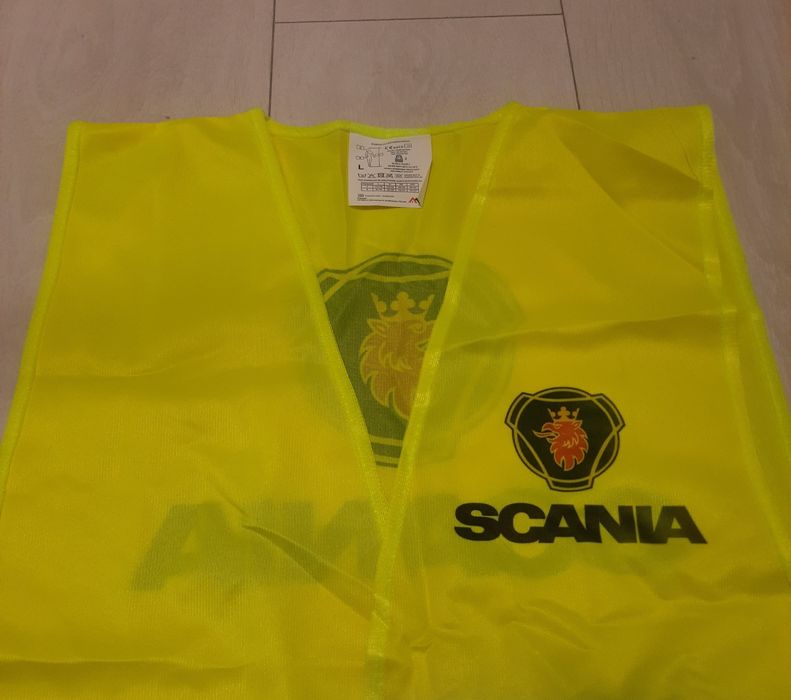Kamizelka Odblaskowa z Nadrukiem Logo "SCANIA"