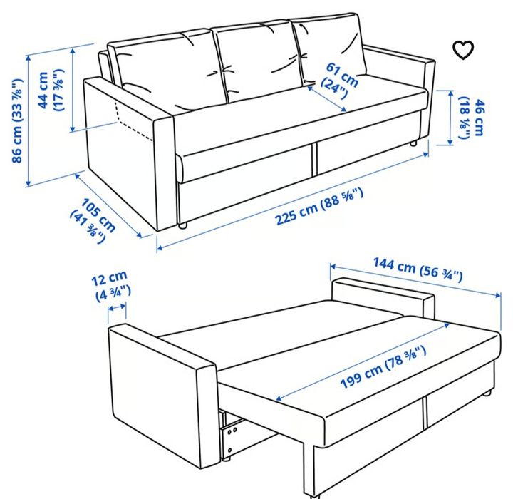 Sofá cama Friheten ikea