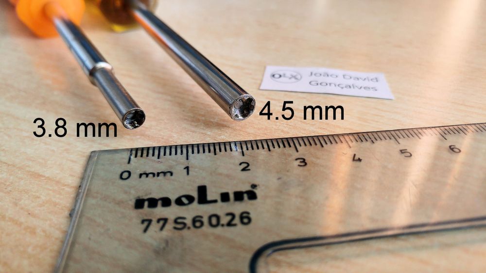 Chave 3.8 ou 4.5 mm jogos cartuchos Nintendo, Sega, Pokémon, Game Boy