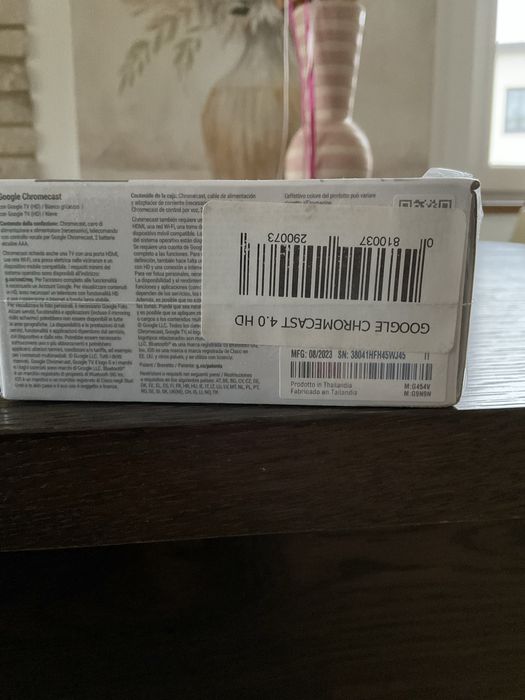 Odtwarzacz multimedialny GOOGLE Chromecast 4.0 HD