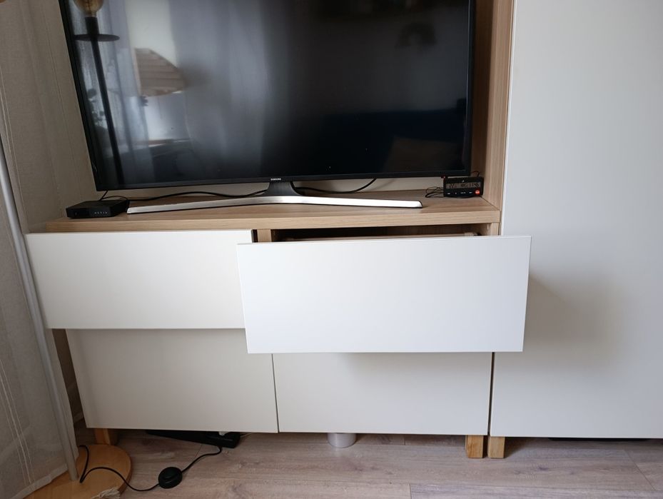 Ikea Besta zestaw mebli szafka komoda, szafa
