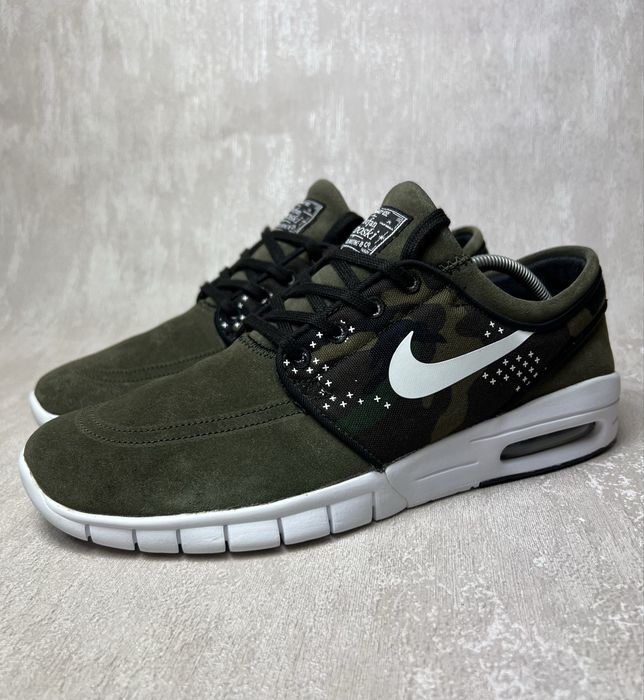 Кросівки Nike Stefan Janoski Air Max Camo Suede