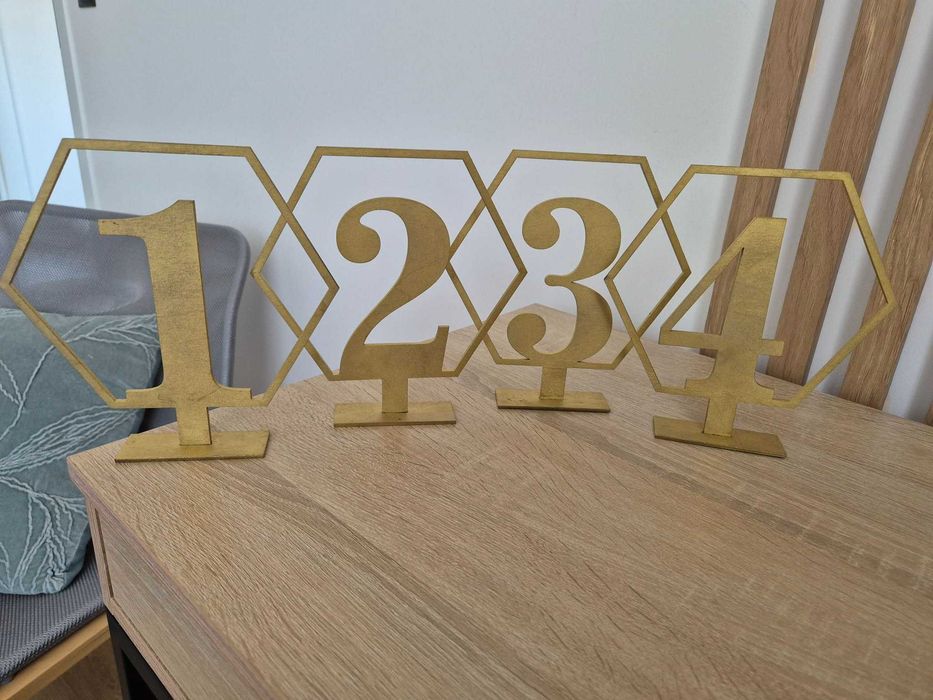 Numery na stoły weselne