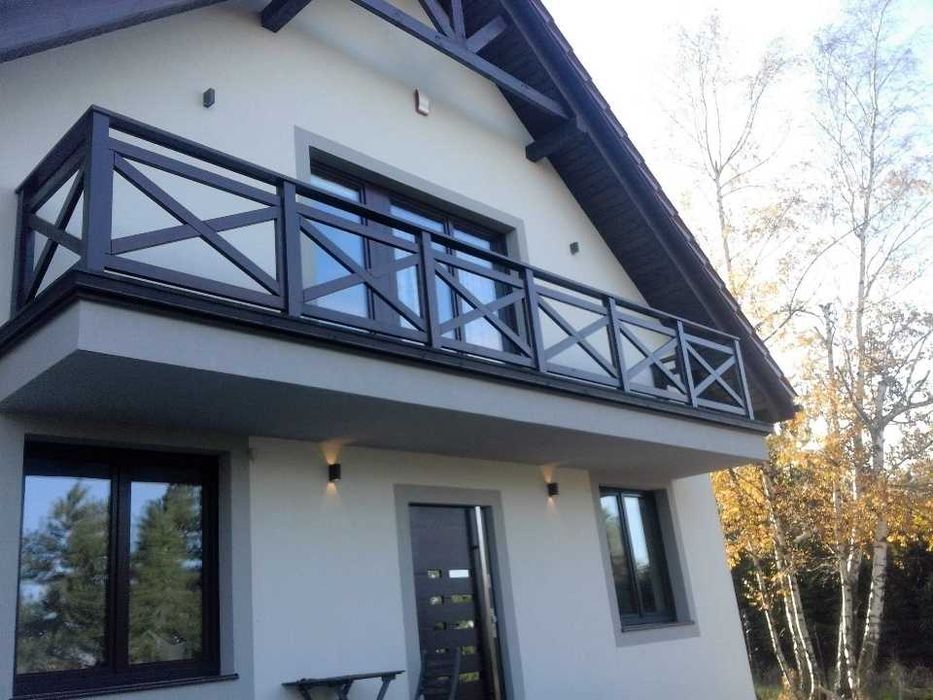 Nowoczesne Barierki balustrady balkony francuskie-MONTAŻ