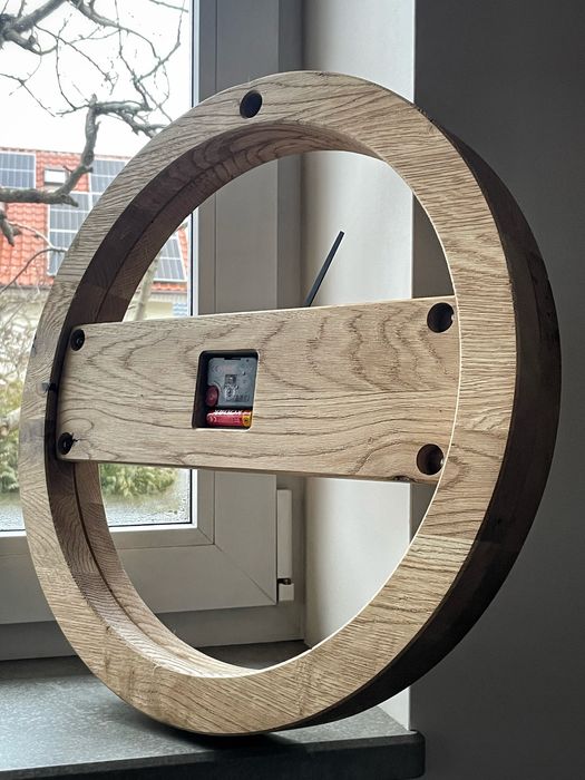 Zegar dębowy ścienny 50cm