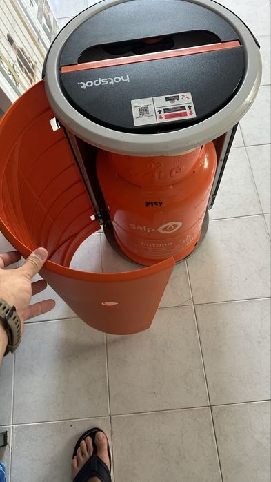 Aquecedor a gás Galp Hotspot – usado, com botija vazia