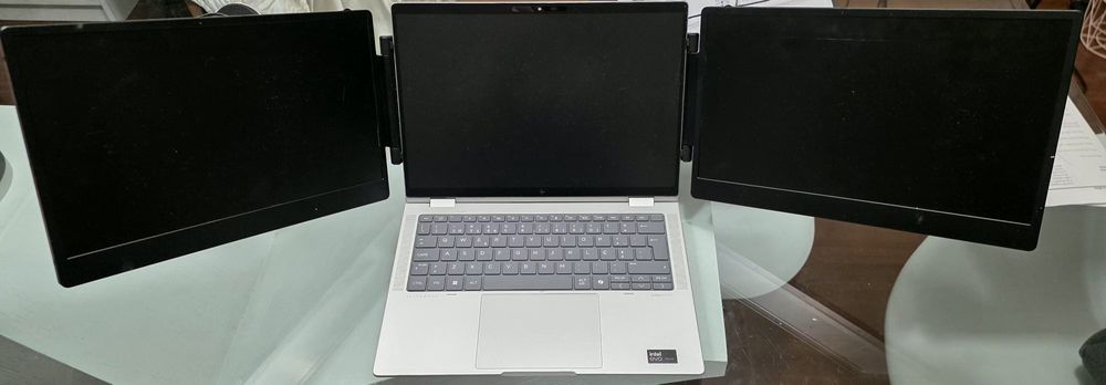 Extensor de Tela Tripla para Notebook (Triple Portable Monitor)