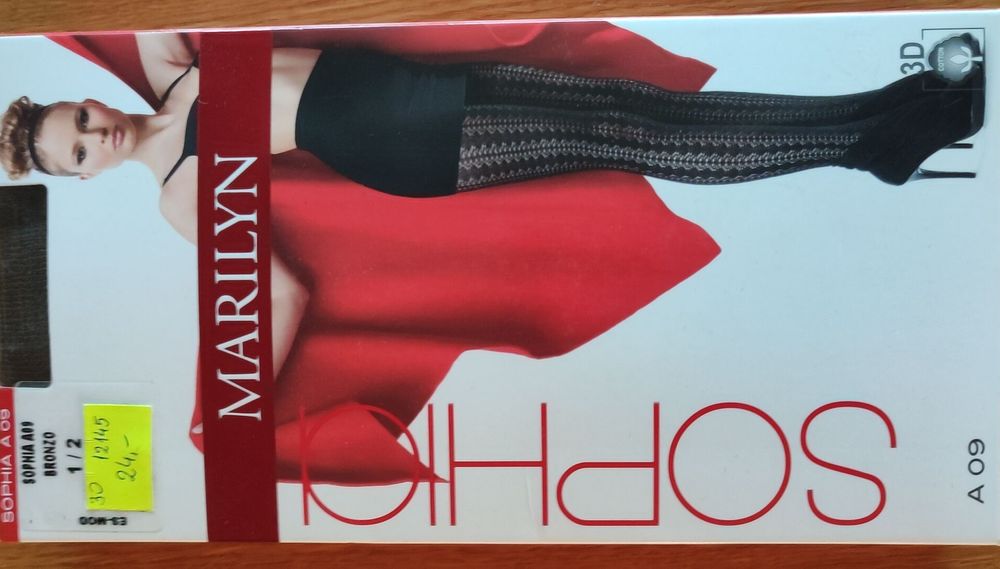 Rajstopy żakardowe Marilyn rozm.1/2.   0402