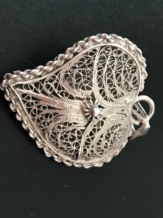 Coração Filigrana - Prata