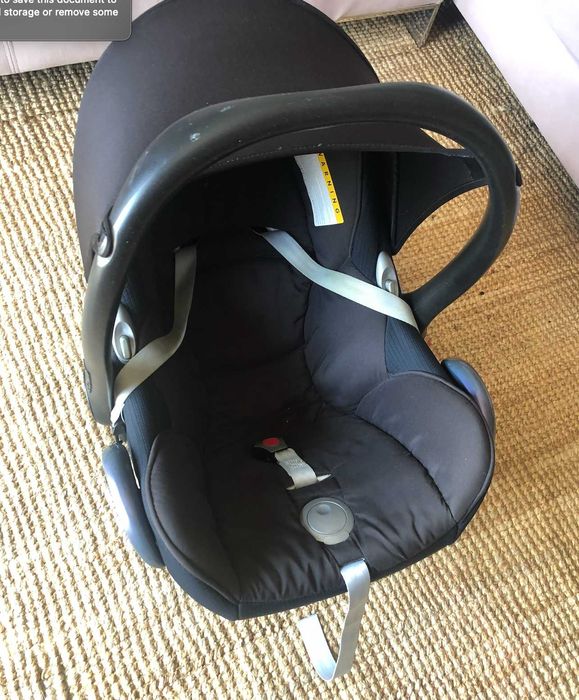 Ovo MAXICOSI, compatível c/ carrinho QUINNY + Redutor