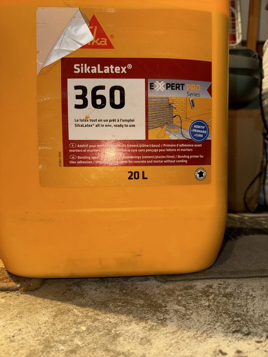 Gotowy dodatek do zapraw i betonu - SIKA SikaLatex 360 - Biały - 20L