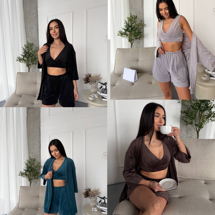 Домашній костюм трійка: