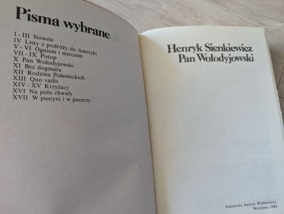 H. Sienkiewicz, Pan Wolodyjowski