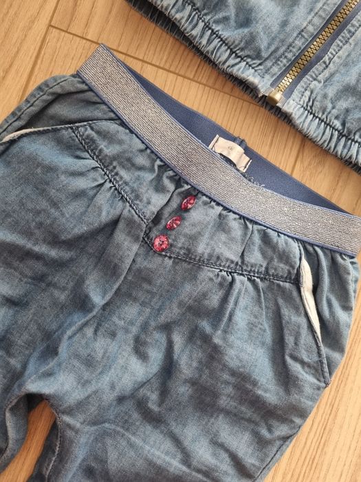 Zestaw z cienkiego jeansu 92
