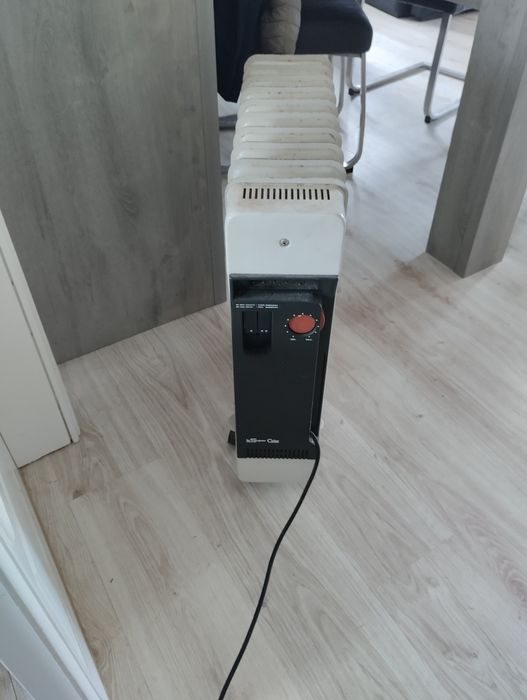 Aquecedor a funcionar