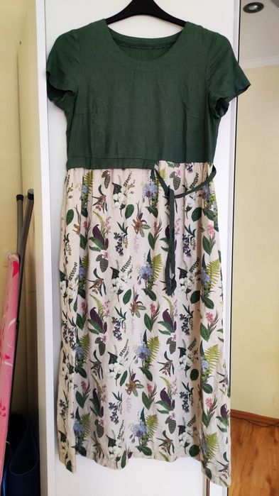 Sukienka Lniana, Obwód klatki piersiowej 88 cm