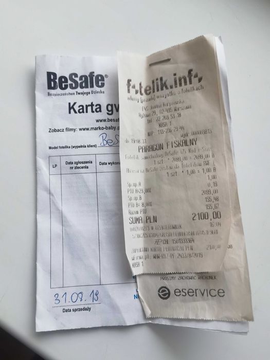 Fotelik BeSafe IZI KID X2 I-SIZE 0-18 KG Czarny