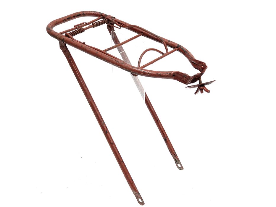 Bagażnik czerwony ZZR Romet Ukraina Ural Zif Mińsk 28 cali PRL