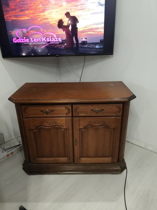 Szafka stojąca drewniana