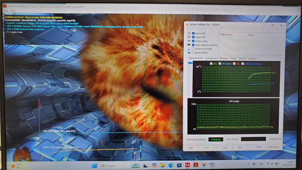 Ігровий ноутбук Razer Blade 14 з гарантією до 6 міс!* (FHD 165Hz, Ryzen 9 6900H, RTX 3070 8Gb, 16Gb, 1Tb)