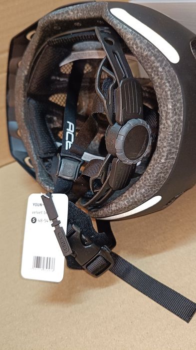 ABUS Youn-I ACE kask miejski z wbudowanym tylnym światłem LED  rozm.48-54