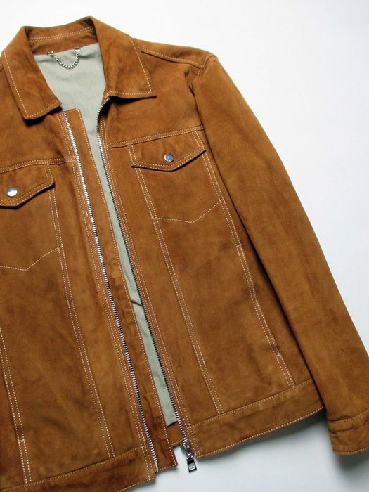 Замшевая куртка ZARA Suede Sheepskin Leather Jacket