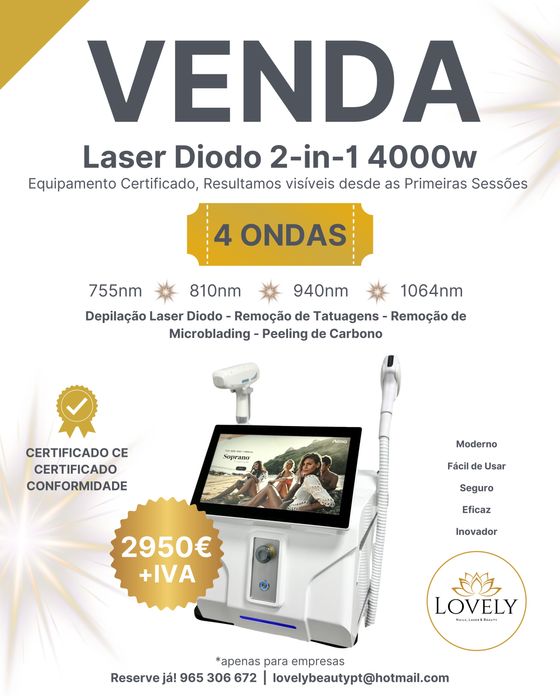 Equipamentos de Estética Avançada - Última Geração - PARA EMPRESAS