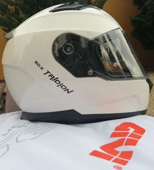 Capacete de mota Givi 50.5 Tridion Branco (M)