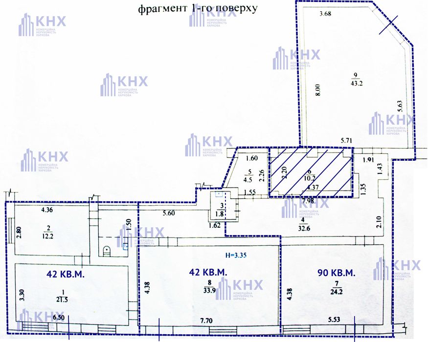 ХТЗ. Оренда фасадного магазину в спальному районі