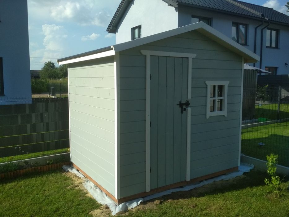 Domek drewniany, narzędziowy, szopka na narzędzia