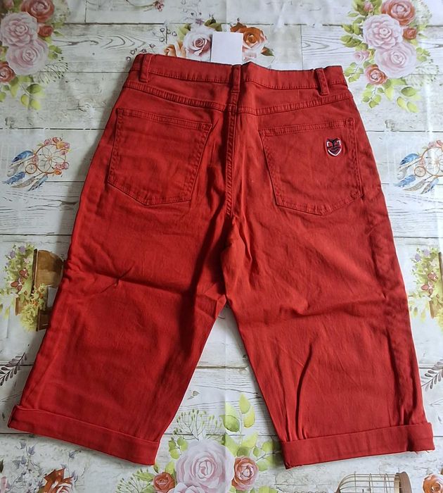 Spodenki damskie Delmao czerwone 36