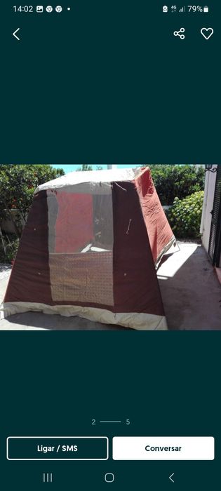 Tenda de campismo modelo André Jamet