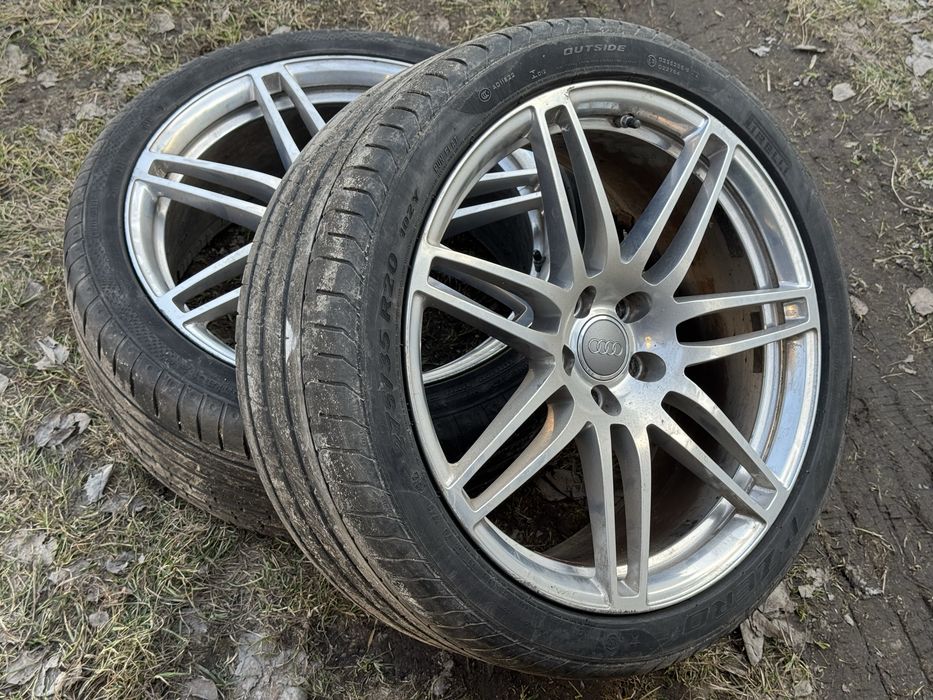 Felgi 20 cali oryginalne audi A8 57,1 ET46 Chrom 275/35 R20 4szt